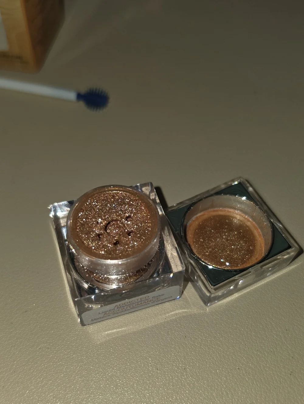LIT Cosmetics Glitter Eyeshadow Set of 4 + Clearly Liquid Glitter Base